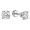 Серьги с выращенными бриллиантами 1,803 ct