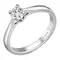 Кольцо с выращенным бриллиантом 0.422 ct