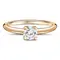Кольцо с выращенным бриллиантом 0.342 ct, изображение 2