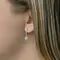 Серьги с выращенными бриллиантами 1.378 ct, изображение 2