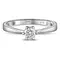 Кольцо с выращенным бриллиантом 0.245 ct, изображение 2