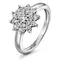 Кольцо с выращенными бриллиантами 0.821 ct