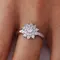 Кольцо с выращенными бриллиантами 0.821 ct, изображение 3