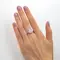 Кольцо с выращенными бриллиантами 0.821 ct, изображение 4