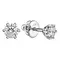 Серьги-пусеты с выращенными бриллиантами 0.554 ct