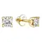 Серьги с выращенными бриллиантами 0.821 ct