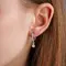 Серьги с выращенными бриллиантами 1.124 ct, изображение 2