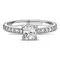Кольцо с выращенными бриллиантами 0,968 ct, изображение 2