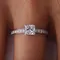 Кольцо с выращенными бриллиантами 0,968 ct, изображение 3
