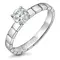 Кольцо с выращенным бриллиантом 0,902 ct