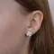 Серьги-трансформеры с выращенными бриллиантами 2.297 ct, изображение 6