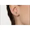 Серьги галстуки с цирконами из серебра 925 пробы, изображение 3