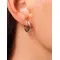 Серебряные серьги хупы из серебра 925 пробы, изображение 3