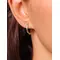 Серебряные серьги хупы из серебра 925 пробы, изображение 4
