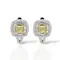 Серьги с бриллиантами fancy yellow из белого золота 585, изображение 2