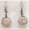 Ювелирные серьги из серебра с кристаллами Swarovski, изображение 2