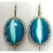 Ювелирные серьги из серебра