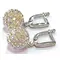 Ювелирные серьги из серебра с кристаллами Swarovski, изображение 3