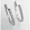 Серьги серебряные Эстерелла, 925 проба, с фианитами