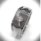 Мужское серебряное кольцо "Печатка", изображение 2