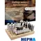 Анка с пунзелями и наковальней набор для ювелира, 28 предметов // Powertex HEPHA