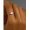 Серебряное кольцо с розовым агатом, Размер Кольца: 15, изображение 4