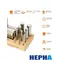Анка с пунзелями набор для ювелира, 16 пунзелей (круглые, квадратные и трехгранный) // Powertex HEPHA, изображение 2